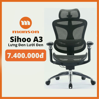 SIHOO A3 Ghế lưới văn phòng thiết kế công thái học Ergonomic