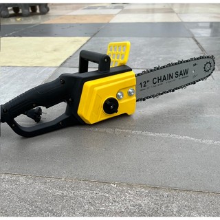 Máy cưa xích điện 220v, cưa gỗ cắt gỗ cầm tay 12 Inch công suất lớn
