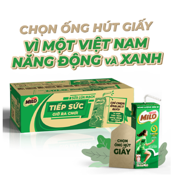 Thùng 48 Hộp x 180ml Sữa Milo Nestlé