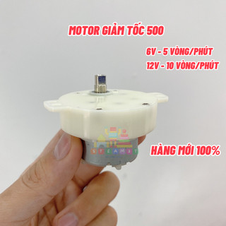 Motor giảm tốc 500 6v - 12v tốc độ chậm 10 vòng - motor đảo quạt - hàng mới 100% - lk0641