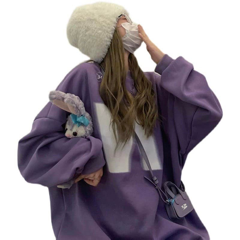 Áo Sweater Chữ N Chất Nỉ Ngoại Unisez nam Nữ Freesize