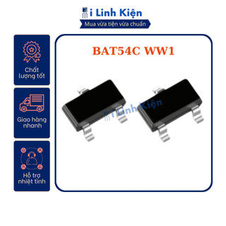 Bat54c ww1 diode schottky 0.2a 30v sot-23 chính hãng nxp ilinhkien