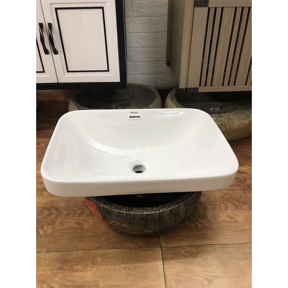 Chậu lavabo bán âm 46x33