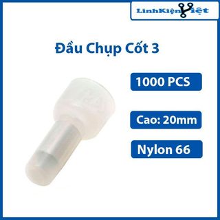 Đầu chụp cốt 3 (túi 1000 PCS) giúp tăng khả năng dẫn điện cho cáp điện