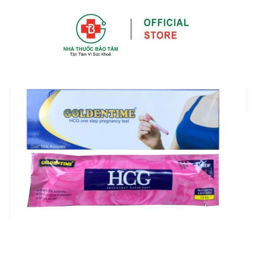 Bút Thử Thai Goldentime HCG Cho Kết Quả Nhanh Và Chính Xác 4-6 Ngày