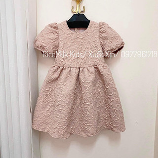 Váy đầm hồng Lindex xuất dư xịn