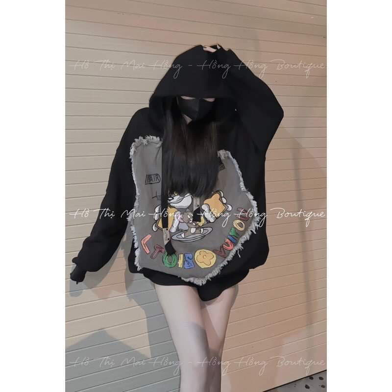 Áo nỉ mũ mèo TOM đáp bò Haiphuc HS6