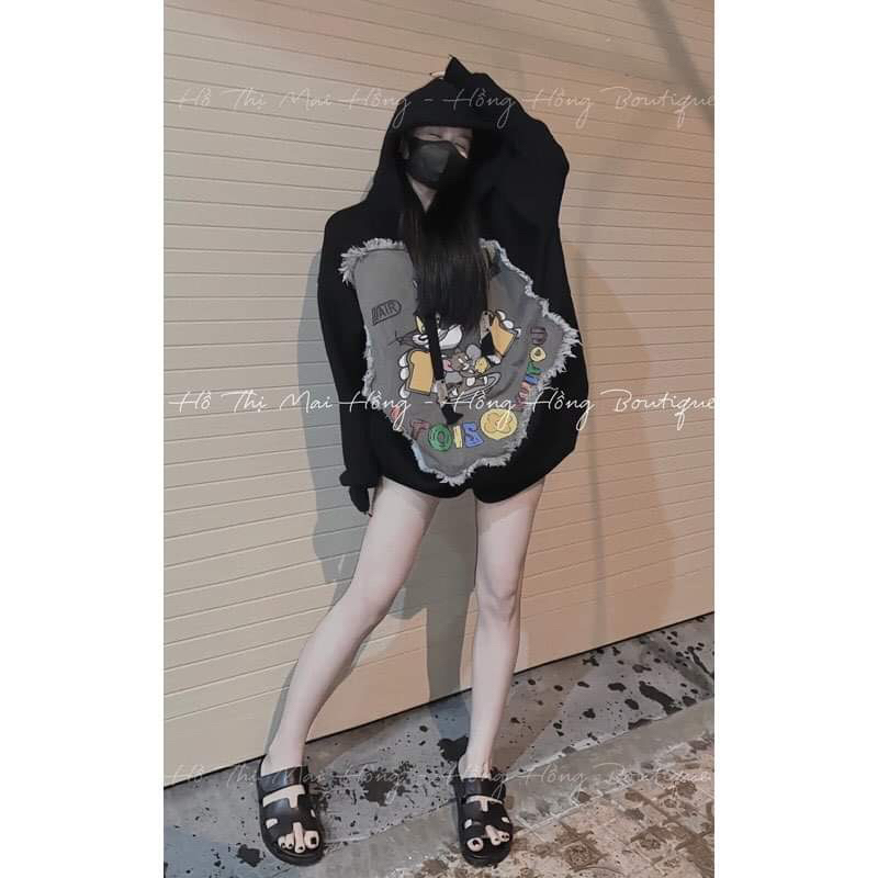 Áo nỉ mũ mèo TOM đáp bò Haiphuc HS6