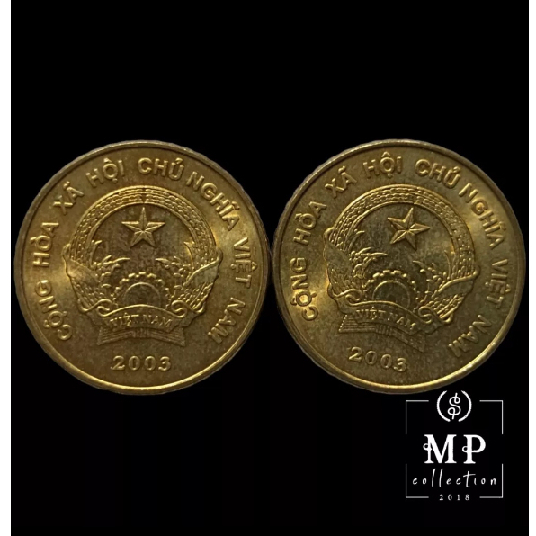 Việt nam 5000 đồng phát hành năm 2003, combo 2 viên