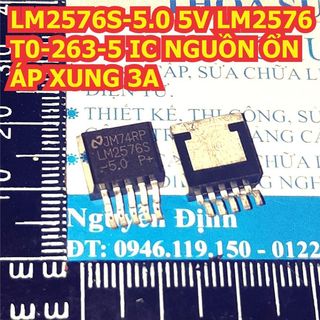 5 con LM2576S-5.0 5V LM2576S LM2576 2576 T0-263-5 IC BUCK POWER 3A kde2817