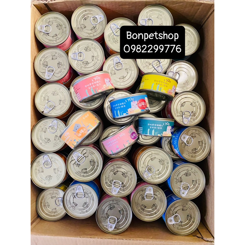 10 Lon Pate THỊT THẬT siêu ngon, bổ sung dinh dưỡng cho mèo