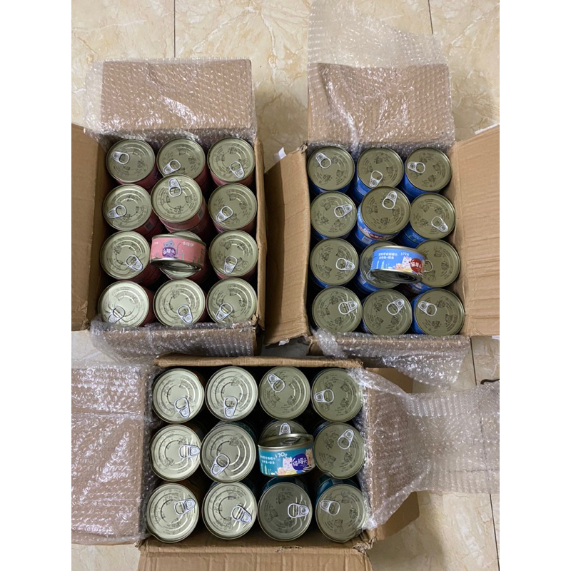 10 Lon Pate THỊT THẬT siêu ngon, bổ sung dinh dưỡng cho mèo