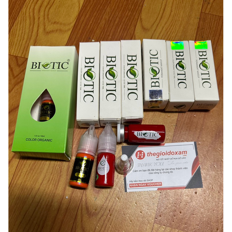 Mực phun xăm bong đậm Biotic USA