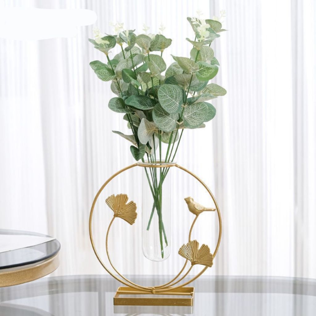 Hoa Giả, Hoa Decor, Nhành Bạch Đàn 4 Nhánh Trang Trí Nhà Cửa