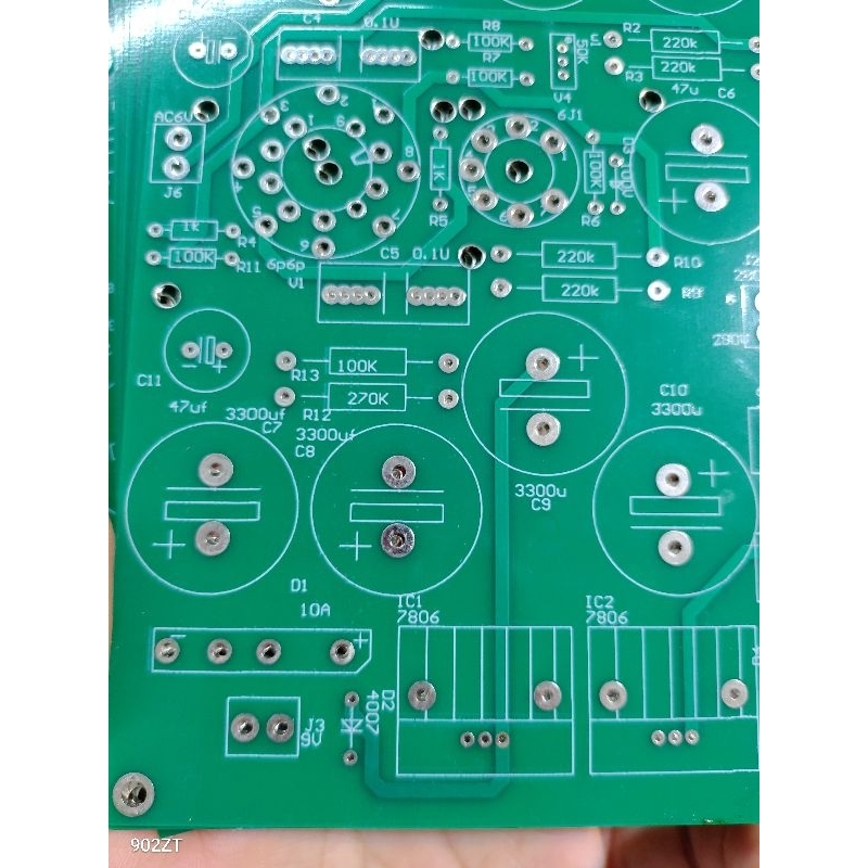 mạch nắn cao áp ổn áp cho preamp đèn