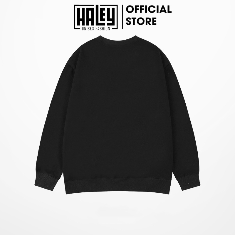 Áo Sweater Unisex HALEY LENOLY HD452 Nam Nữ Dài Tay Form Rộng Phong Cách Trẻ Trung Chất Vải Nỉ Bông Nỉ Lông Cáo Ấm Áp