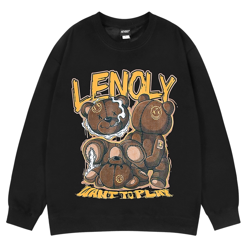 Áo Sweater Unisex HALEY LENOLY HD452 Nam Nữ Dài Tay Form Rộng Phong Cách Trẻ Trung Chất Vải Nỉ Bông Nỉ Lông Cáo Ấm Áp