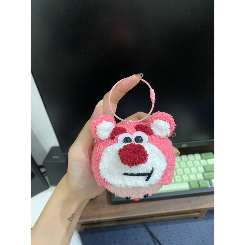 Loopy Gấu Dâu lotso len xù làm móc khoá…