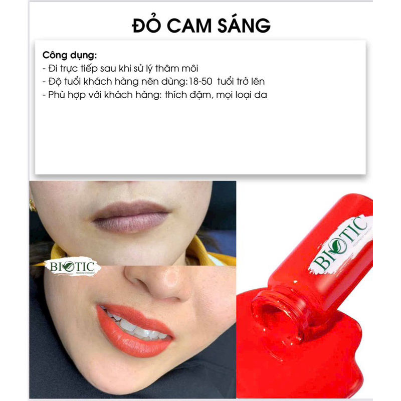 Mực phun xăm bong đậm Biotic USA