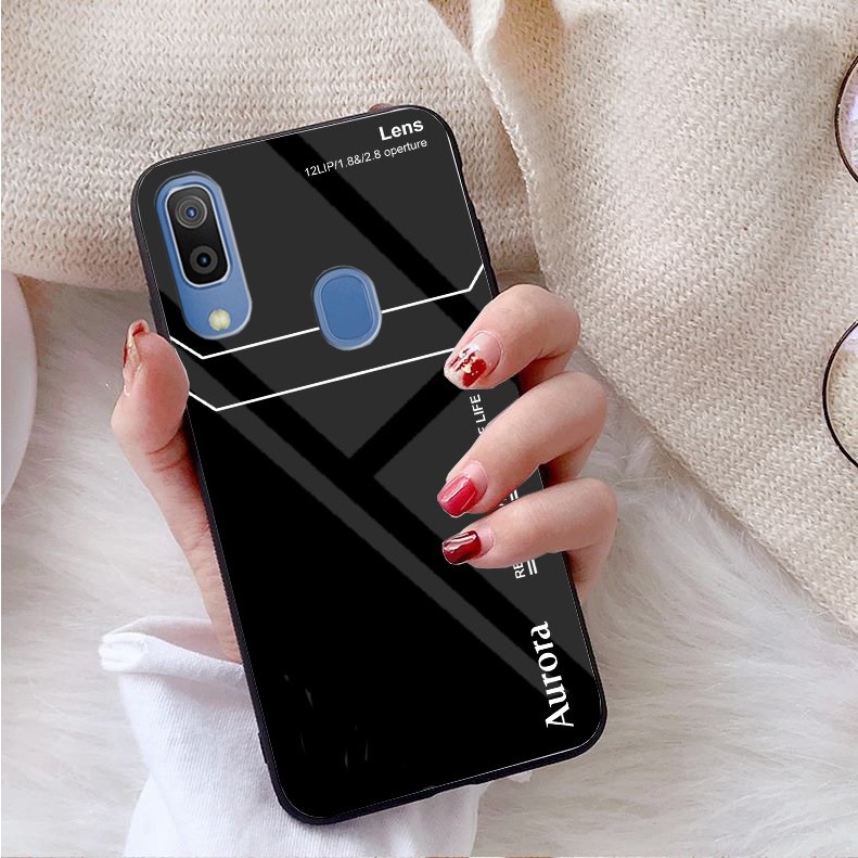 Ốp Lưng SAMSUNG GALAXY A20, A30, M20 Mặt kính gương sáng bóng cao cấp