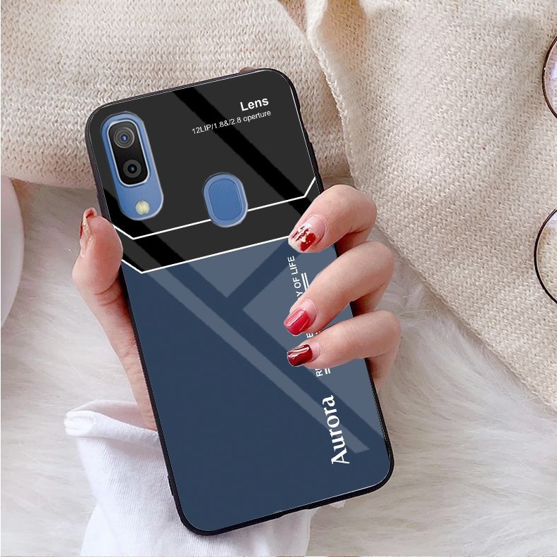 Ốp Lưng SAMSUNG GALAXY A20, A30, M20 Mặt kính gương sáng bóng cao cấp