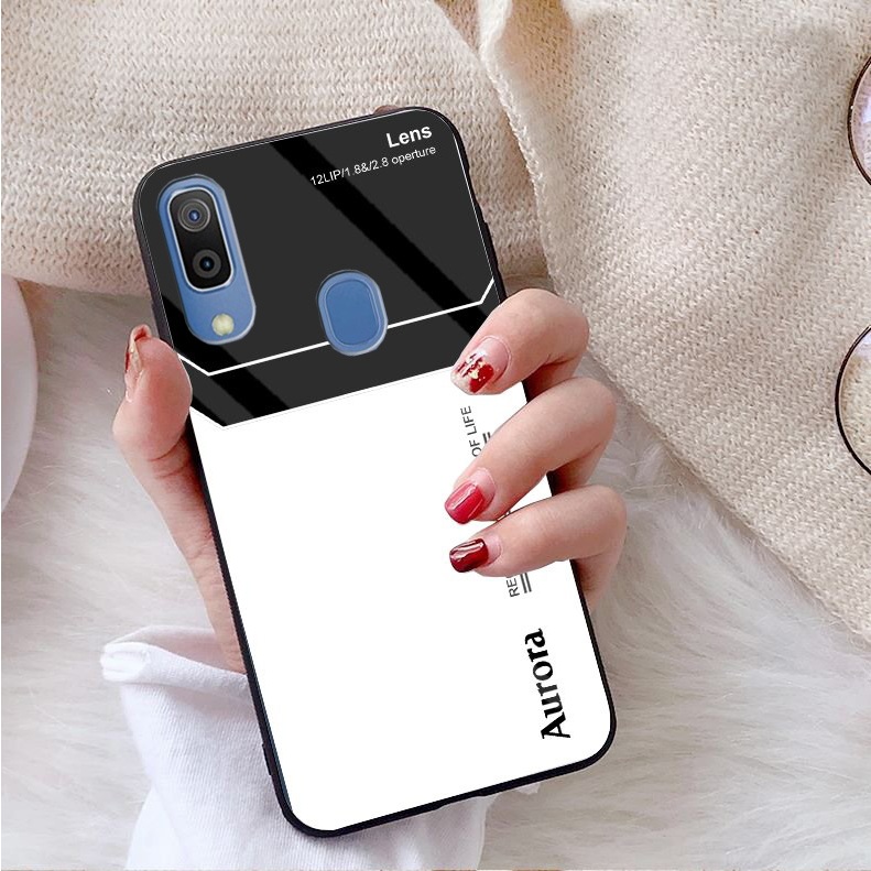 Ốp Lưng SAMSUNG GALAXY A20, A30, M20 Mặt kính gương sáng bóng cao cấp