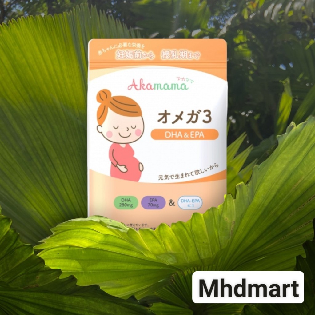 Sắt cho bà bầu, vitamin bầu, acid folic Akamama - Nhật Bản, hỗ trợ tiêu hoá