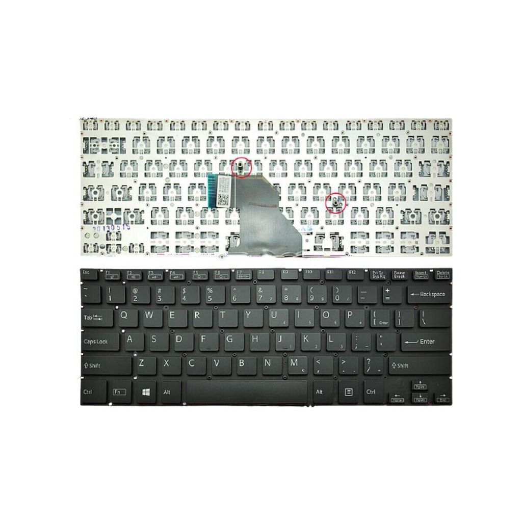 BÀN PHÍM LAPTOP SONY SVF142  dùng cho Cáp giữa cong sang trái. SVF14E, SVF142, SVF143