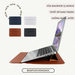 Túi chống sốc bao da đựng Laptop / Macbook chống nước, xước Cao Cấp 13 3 14 15 6 inch Flyco PU08 máy Cặp balo nam nữ