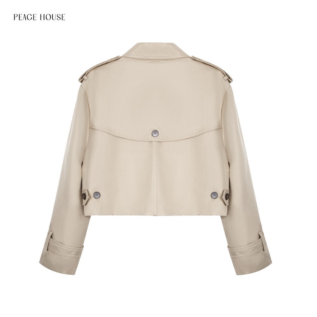 Áo khoác măng tô dáng lửng , Peace House Clothing