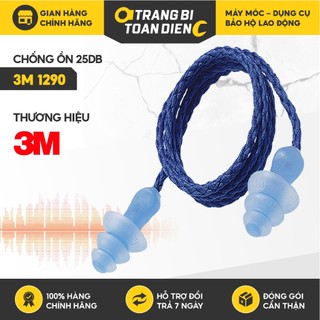 Nút tai chống ồn 3M 1290, Nhét tai chống ồn có dây, chất liệu silicon mềm, giảm ồn hiệu quả combo 5 cặp và 10 cặp