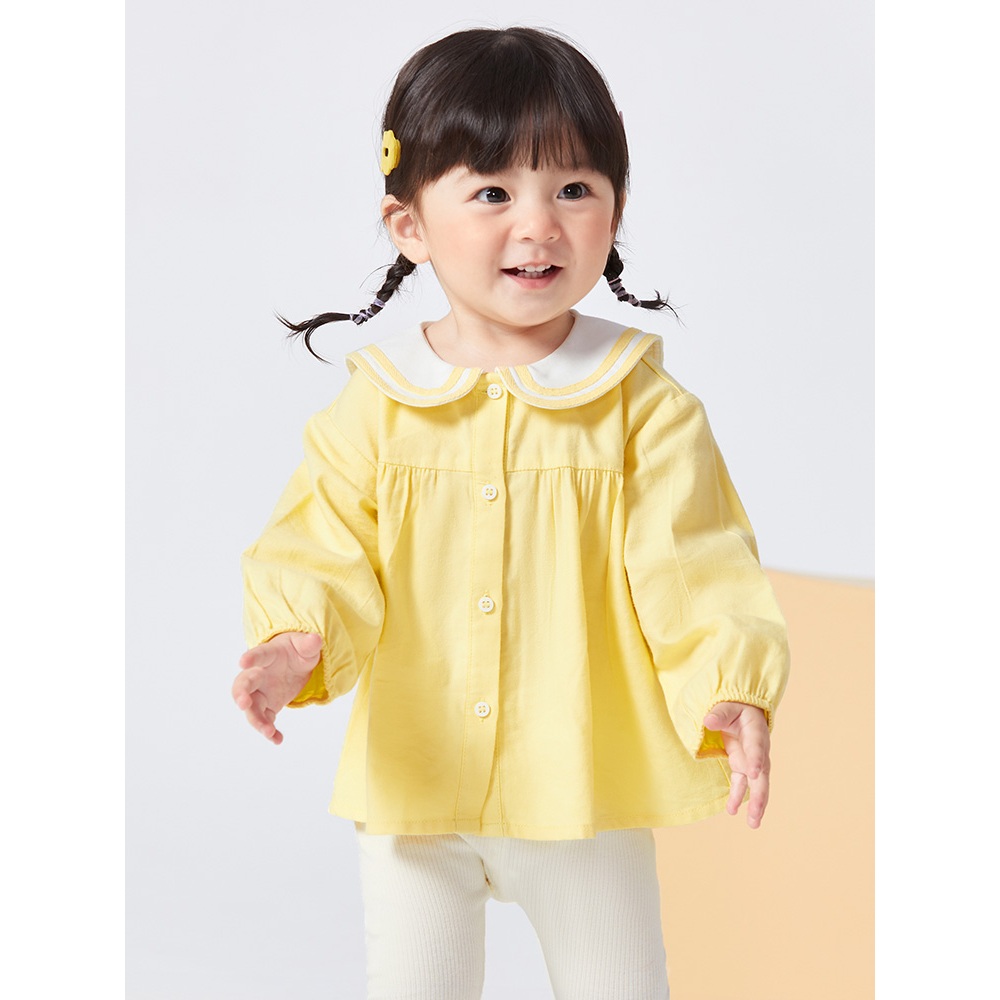 Áo sơ mi dài tay tiểu thư BALABALA - BABY dành cho bé gái 200323102004