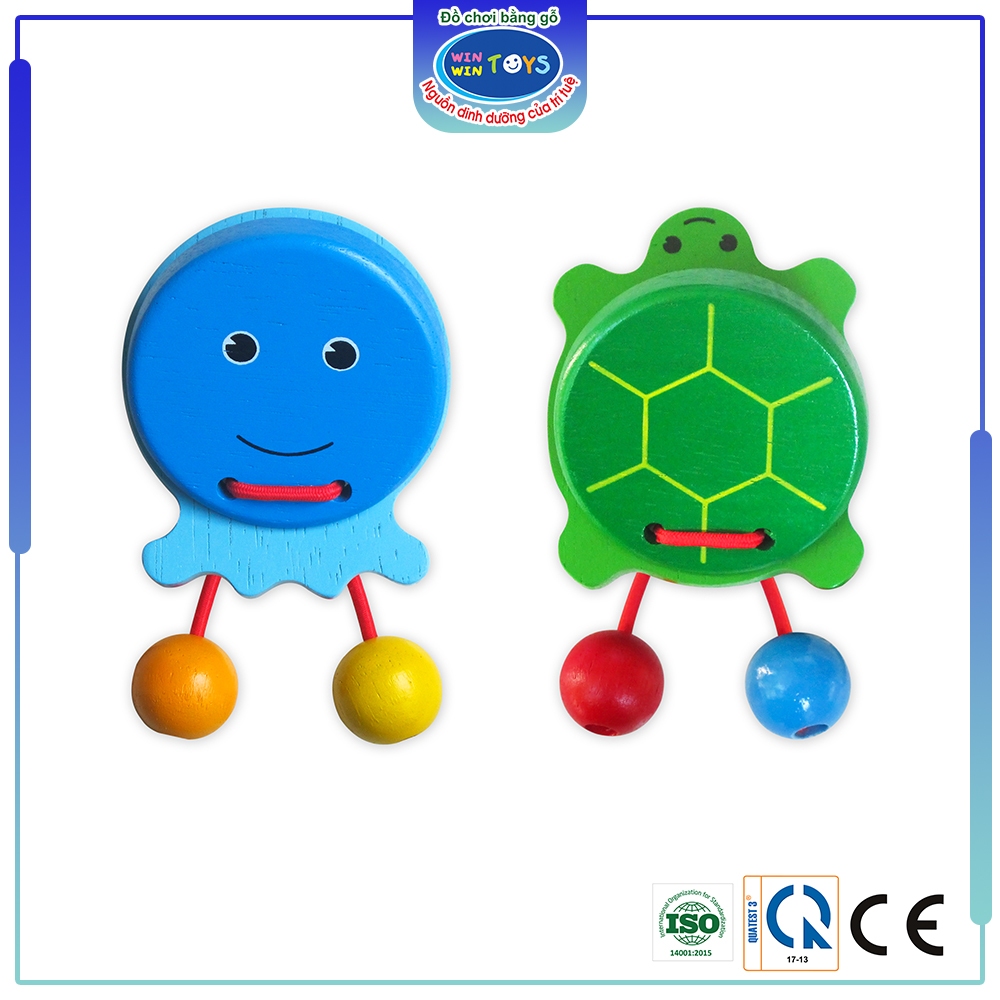 Đồ chơi gỗ Bộ gõ nhạc vui nhộn | Winwintoys 60122 | Phát triển thính giác  và vận động | Đạt tiêu chuẩn CE và TCVN