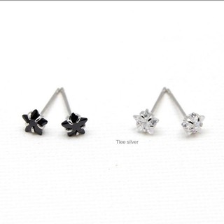 Khuyên tai bạc nữ TWINKLE TIME sao đá sang trọng TT115