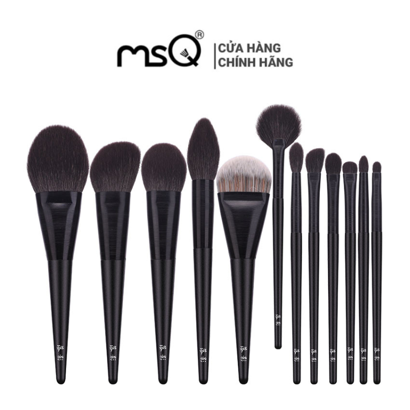Bộ Cọ Trang Điểm 12 Cây MSQ Fall Shadow Makeup Brush Set With Bag