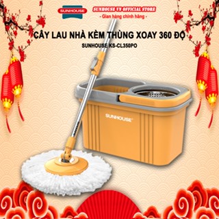Bộ lau nhà xoay 360 độ SUNHOUSE KS-CL350PO