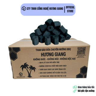 Than nướng BBQ siêu sạch, an toàn, không khói, dùng lâu - Than gáo dừa giá sỉ cực tốt, tặng kèm cồn mồi than