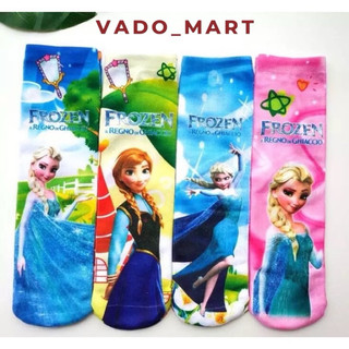 COMBO 12 Đôi Tất elsa Cho Bé Gái (1-8 Tuổi)