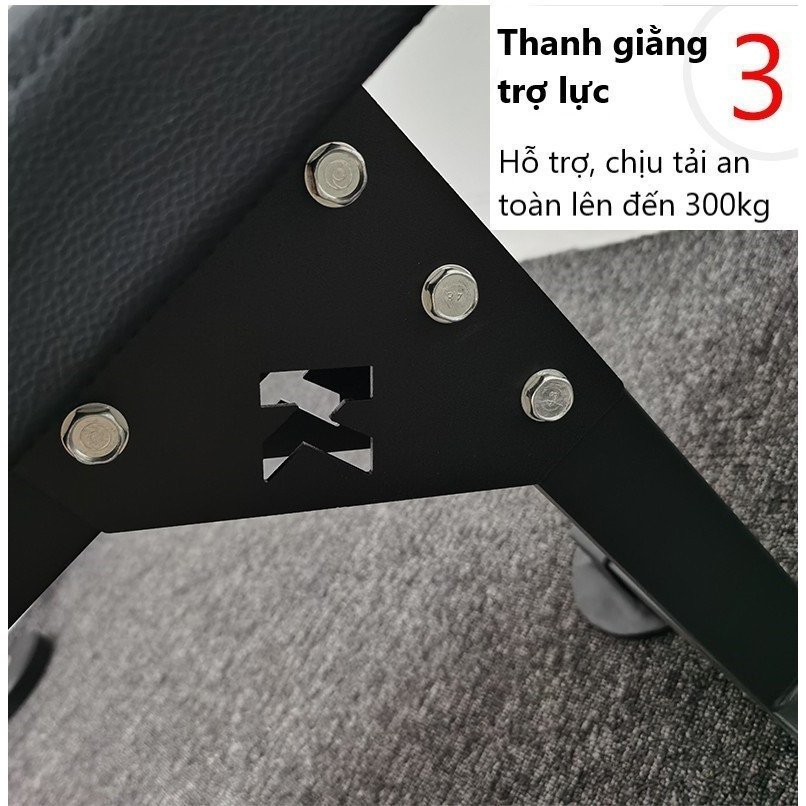 Ghế Tập Tạ, AC-5002 Chịu Tải 300kg Hàng Nhập Khẩu Quick Sport