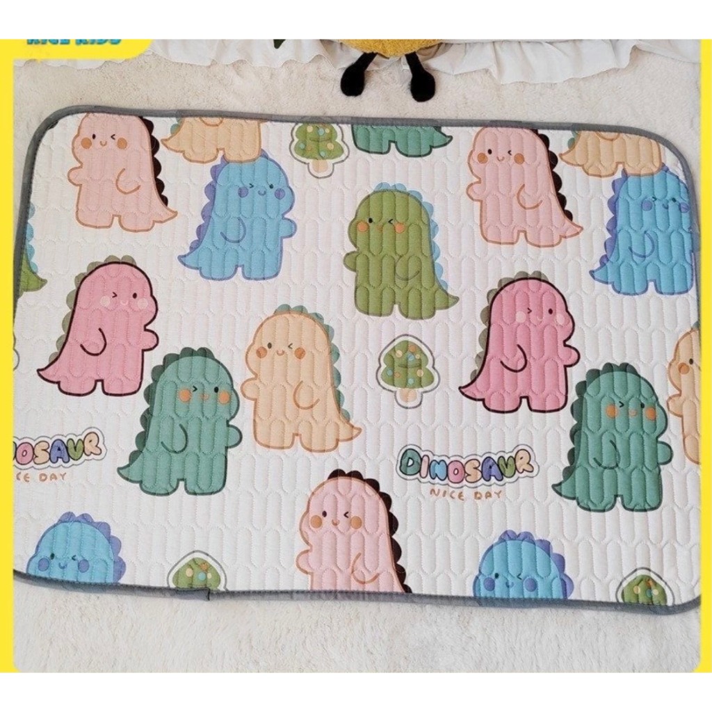 Miếng Lót Chống Thấm Cho Bé Cao Cấp 5 Lớp Chần Bông An Toàn Không Kích Ứng Da