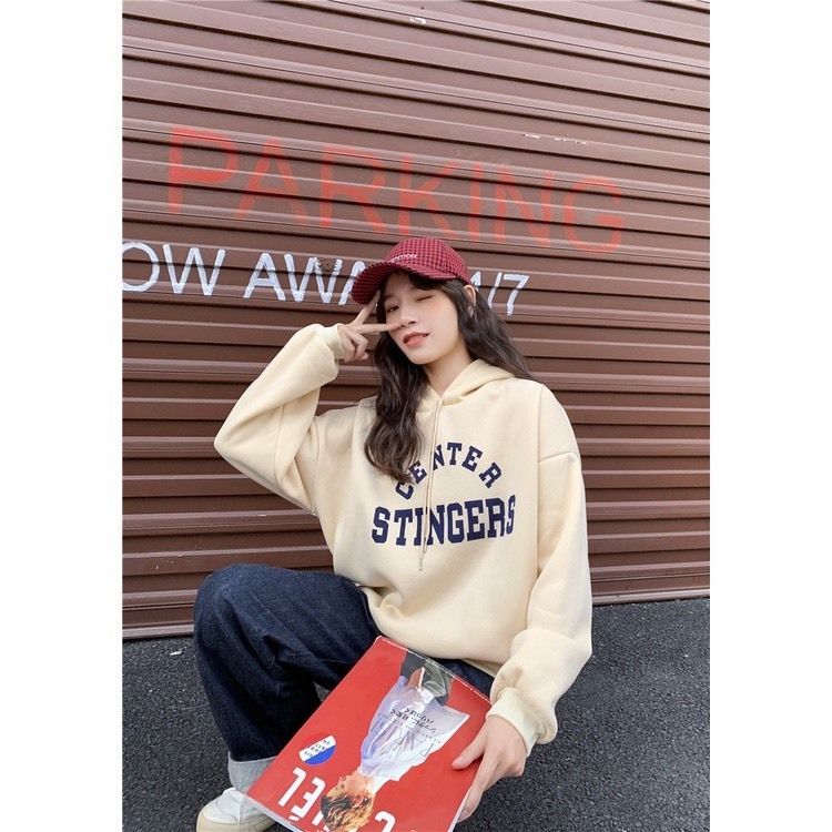 Áo hoodie sweater ngoại cỡ M-XL 5 màu phong cách hip hop Hàn Quốc cho cặp đôi Khoác Chống Nắng STINGERS - g5.shop