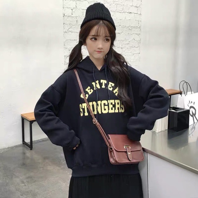 Áo hoodie sweater ngoại cỡ M-XL 5 màu phong cách hip hop Hàn Quốc cho cặp đôi Khoác Chống Nắng STINGERS - g5.shop