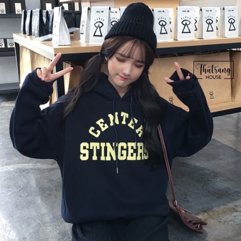 Áo hoodie sweater ngoại cỡ M-XL 5 màu phong cách hip hop Hàn Quốc cho cặp đôi Khoác Chống Nắng STINGERS - g5.shop