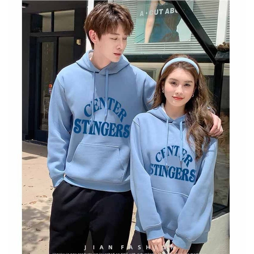 Áo hoodie sweater ngoại cỡ M-XL 5 màu phong cách hip hop Hàn Quốc cho cặp đôi Khoác Chống Nắng STINGERS - g5.shop