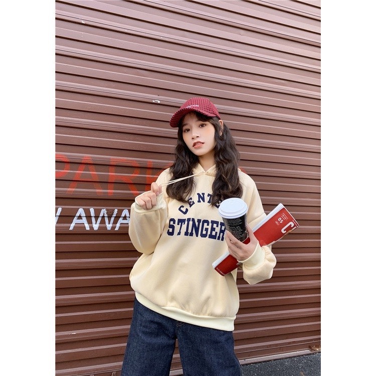 Áo hoodie sweater ngoại cỡ M-XL 5 màu phong cách hip hop Hàn Quốc cho cặp đôi Khoác Chống Nắng STINGERS - g5.shop