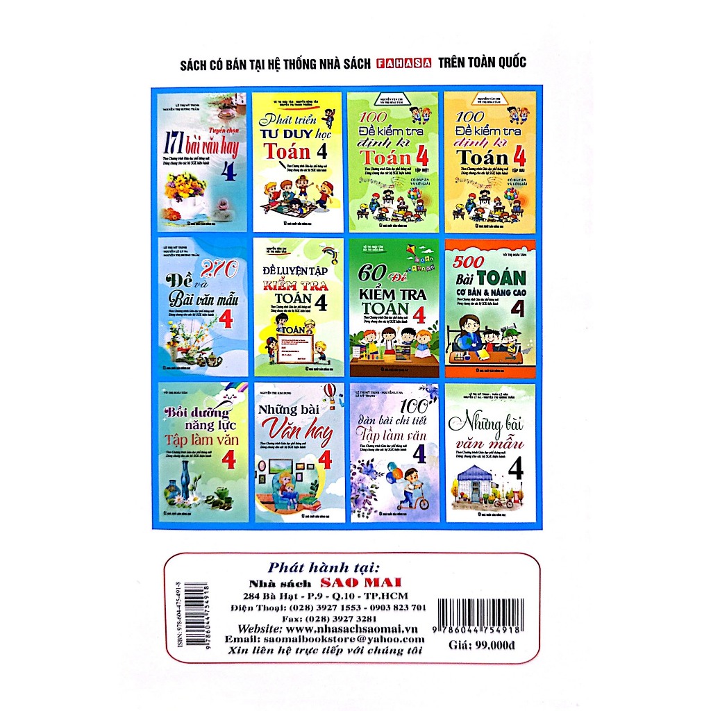 Sách - 199 Dàn Bài Và Bài Văn Hay Lớp 4