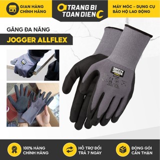 Găng tay lao động Jogger Allflex sử dụng đa năng, phủ PU chống dầu mỡ thao tác máy móc, cơ khí