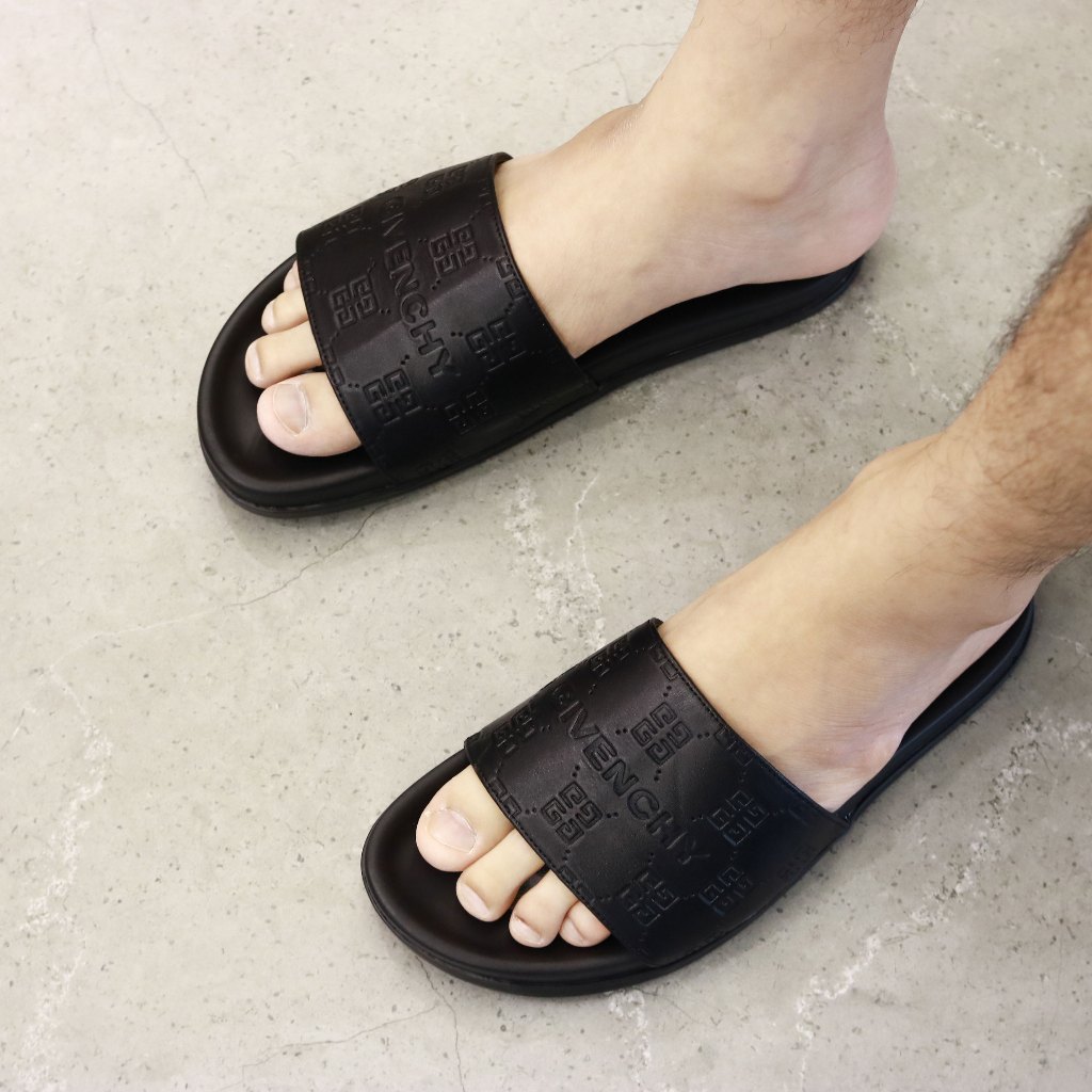 Dép nam, dép da quai ngang GVC siêu bền đẹp, thời trang, sang chảnh Mã DX06