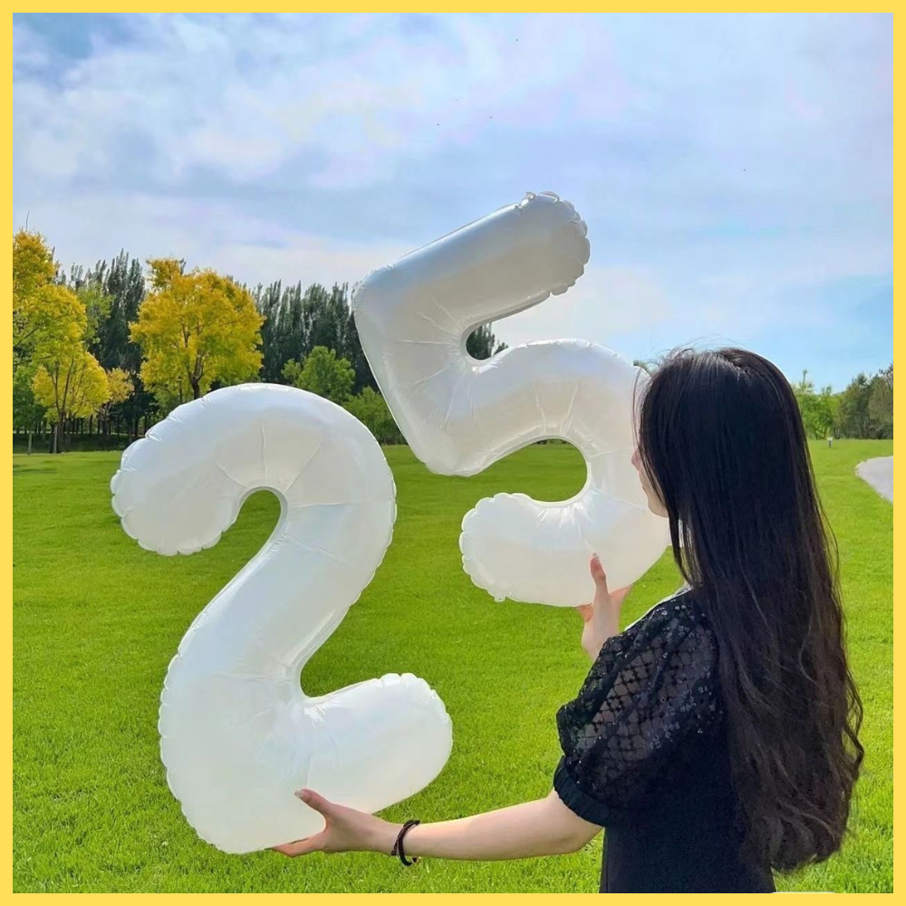 Bong bóng số sinh nhật, Bóng trang trí sinh nhật Hàn Quốc