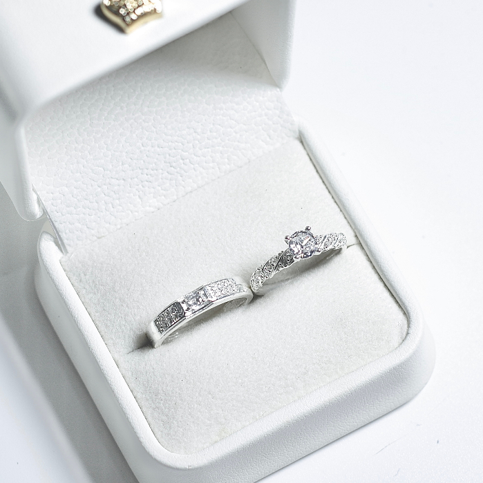 Nhẫn Đôi Bạc #TBHP tiembachanhphuc Cam Kết Chuẩn Bạc Ta 925 Xịn Không Xỉn Màu - Mã TSJC36